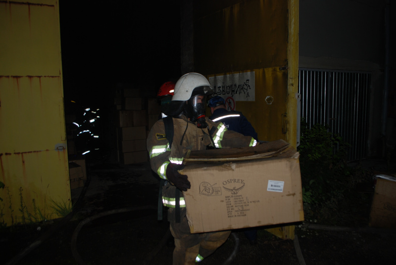 В центре Львова горели склады