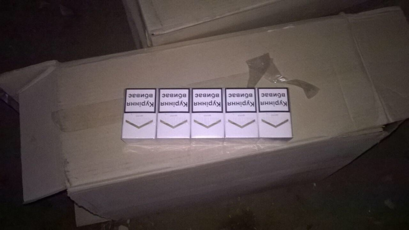 У зоні проведення АТО виявили контрафактних цигарок на понад 3 млн гривень