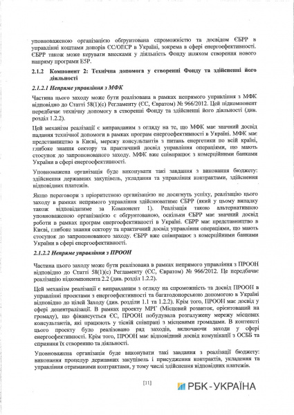 Кабмин одобрил соглашение о софинансировании программы энергоэффективности