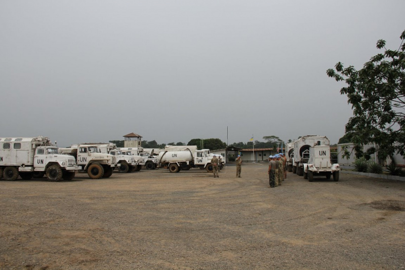 Украинская миротворческая миссия возвращается из Либерии после 14 лет службы