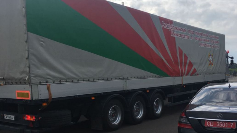 Из Беларуси в Украину прибыл гуманитарный груз