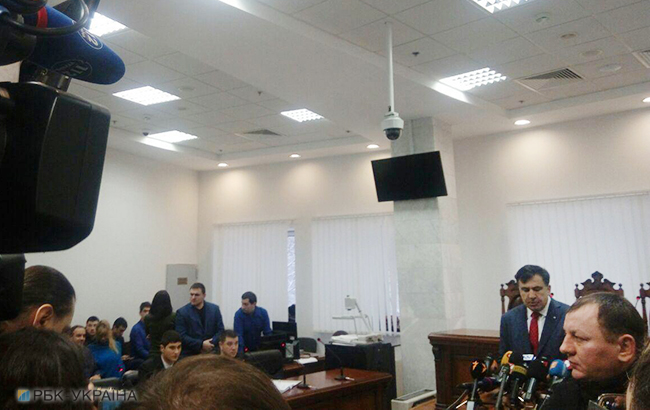 Саакашвили прибыл в Апелляционный суд Киева