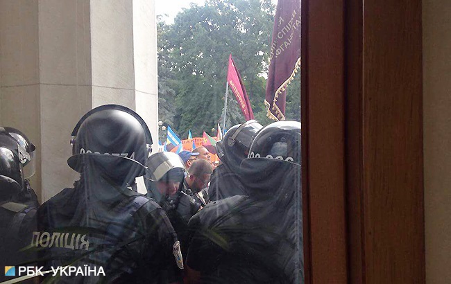 Митинг под Радой: подробности