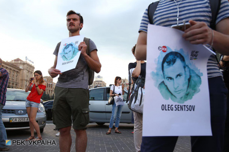 У Києві відбулася акція на підтримку Сенцова
