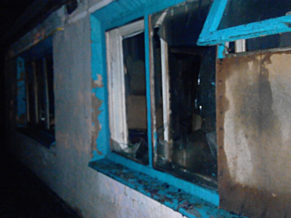 Пожар в Полтавской обл.