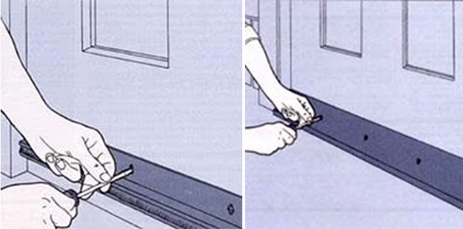 Нащельная рейка 