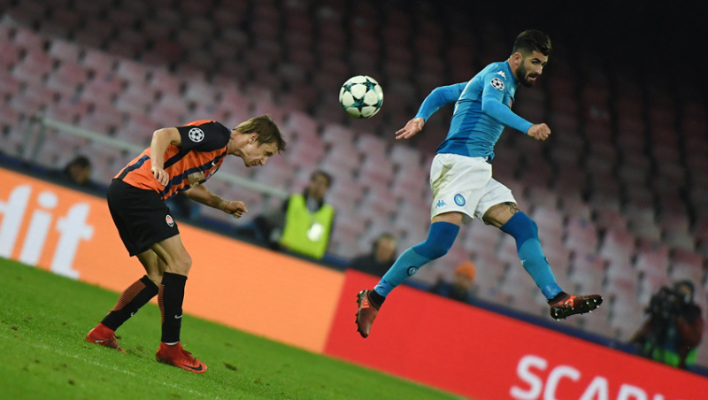 Наполи - Шахтер 3-0: видео голов и обзор матча