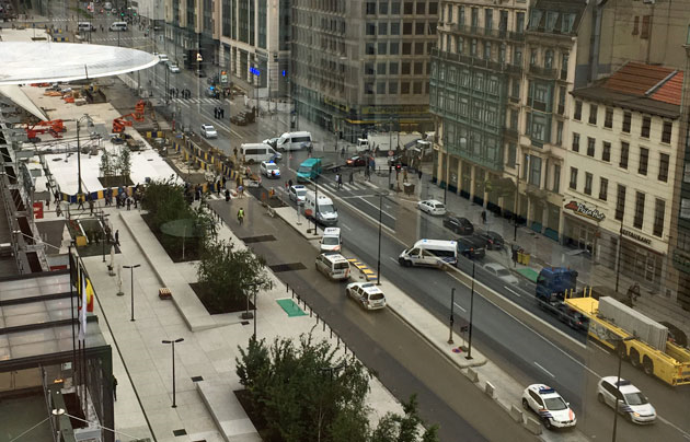 в Брюсселе проходит антитеррористическая операция