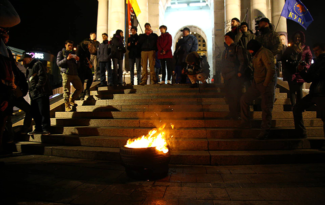 В Киеве на Майдане произошли потасовки