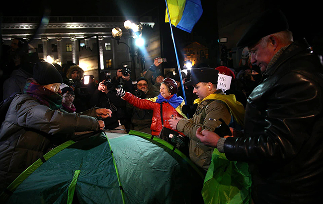 В Киеве на Майдане произошла потасовка