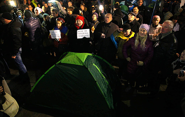 В Киеве на Майдане произошла потасовка