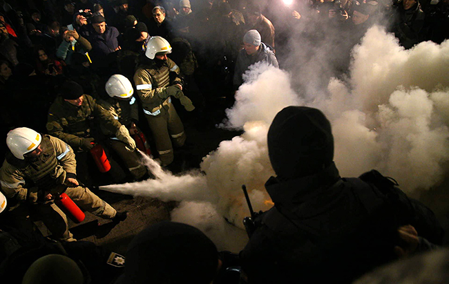 В Киеве на Майдане произошли потасовки
