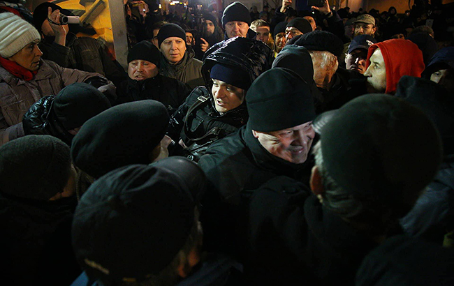 В Киеве на Майдане произошла потасовка
