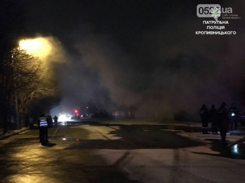 В Кропивницком на СТО взорвался автомобиль