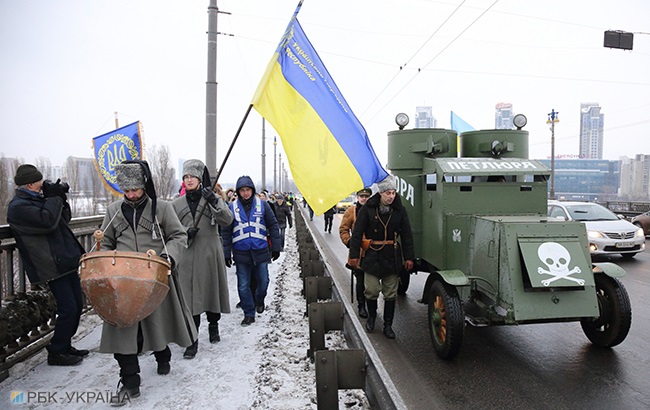 В Украине сегодня отмечают День Соборности (фоторепортаж)