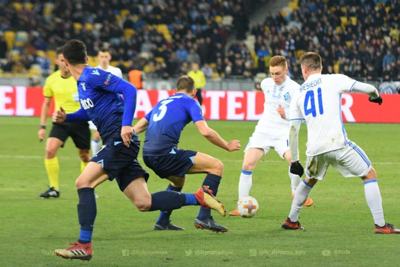 Динамо - Лацио 0-2: видео голов и обзор матча