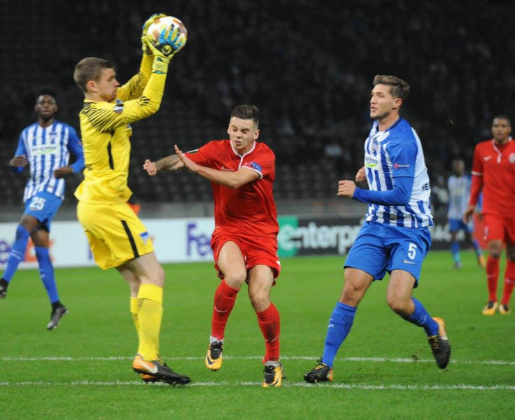 Герта - Зоря 2-0: відео голів та огляд матчу