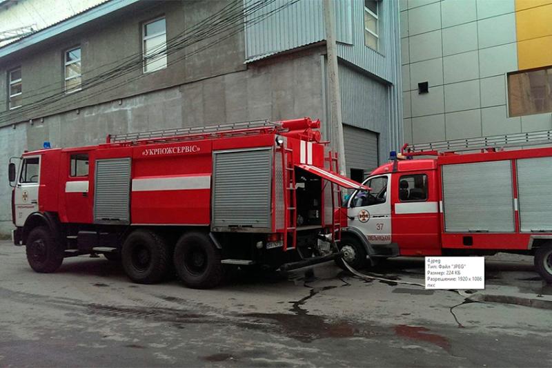 В Хмельницком произошел пожар в оздоровительно-развлекательном комплексе
