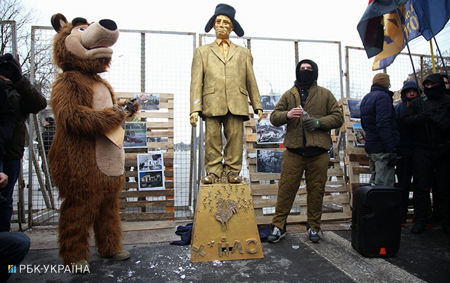 Выборы президента РФ: в Киеве перекрыли Воздухофлотский проспект