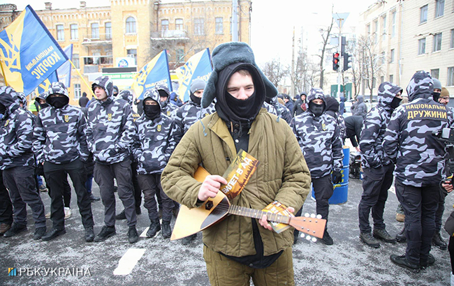 Выборы президента РФ: в Киеве перекрыли Воздухофлотский проспект