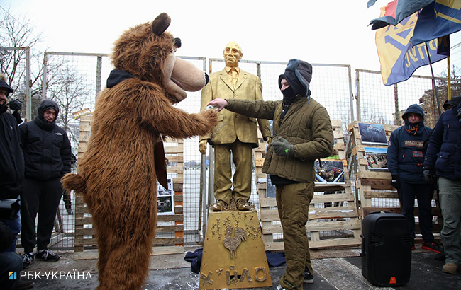 Выборы президента РФ: в Киеве перекрыли Воздухофлотский проспект