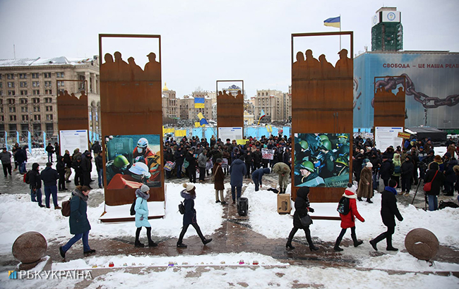 Полиция усилила охрану центра Киева