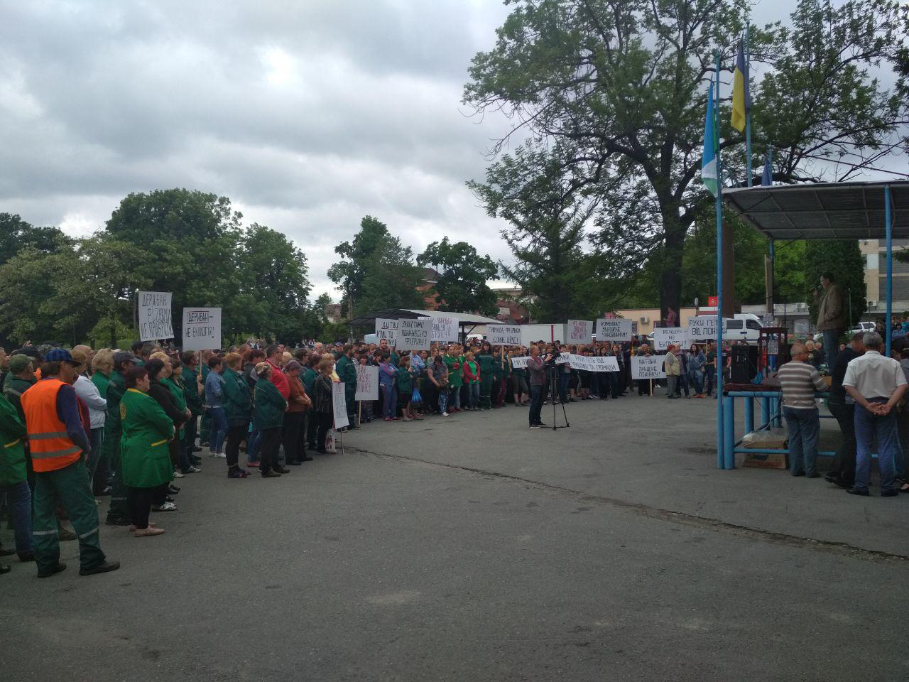 У Хмельницькій області активісти виступили на захист Понінківської фабрики