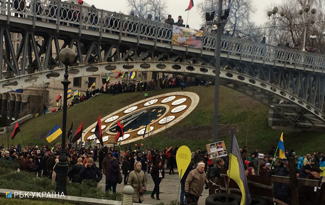 Митинг в Киеве: активисты намерены организовать штаб в Октябрьском дворце