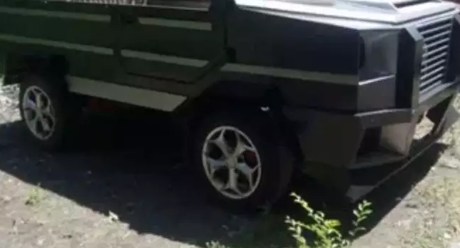Украинец решил переделать "волынский джип" в "Гелик", но что-то пошло не так