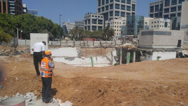 обрушение, тель-авив