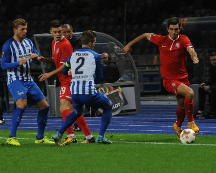 Герта - Зоря 2-0: відео голів та огляд матчу