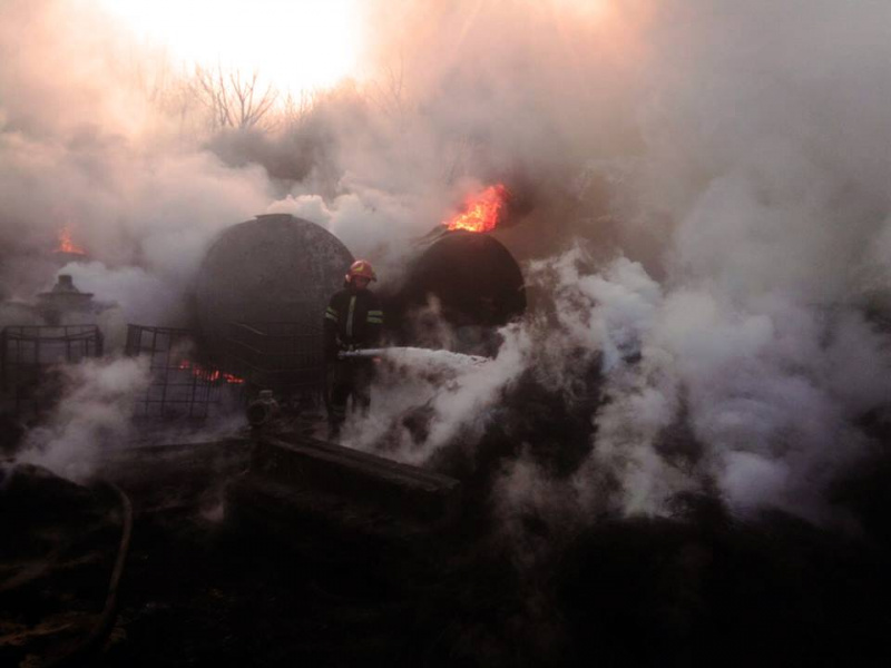 Масштабный пожар в Черкассах локализован, - ГСЧС