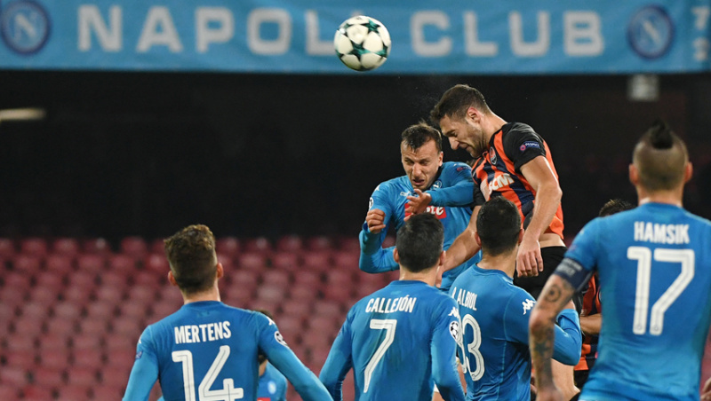 Наполи - Шахтер 3-0: видео голов и обзор матча
