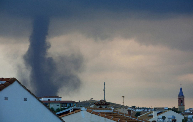 В Испании прошел сильный торнадо