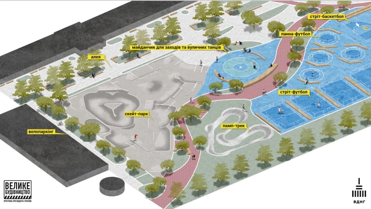 В рамках "Большой стройки" на ВДНХ начинается создание современного урбан-парка