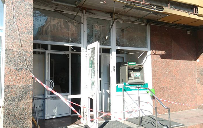В Кропивницком произошел взрыв возле банка