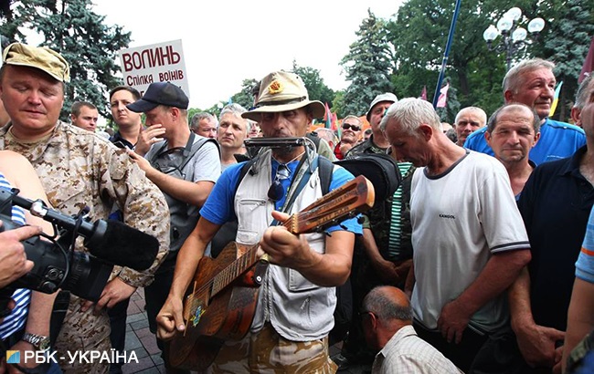 Митинг под Радой: в правительственный квартал стянули 500 правоохранителей