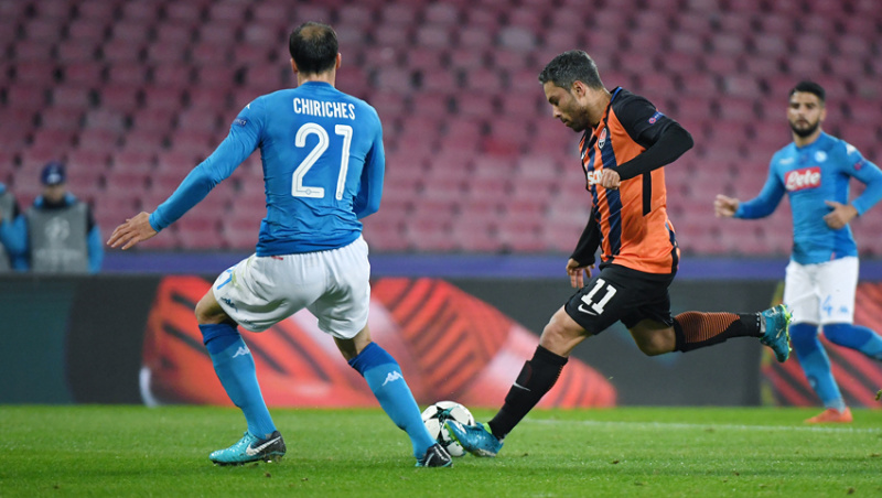 Наполи - Шахтер 3-0: видео голов и обзор матча