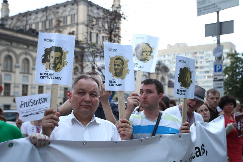 У Києві відбулася акція на підтримку Сенцова