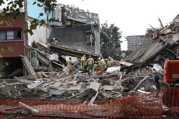 В Бельгии мощный взрыв уничтожил несколько домов