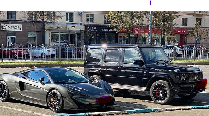 В Харькове заметили кортеж люксовых авто: элитные машины попали на фото