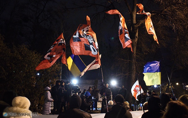 В Киеве прошел марш в честь погибшего на Майдане Жизневского (фоторепортаж)