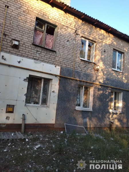 Полиция опубликовала фото последствий обстрела Врубовки