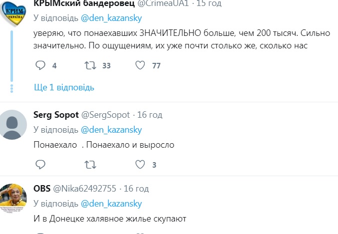 В Крыму назвали количество "понаехавших" россиян