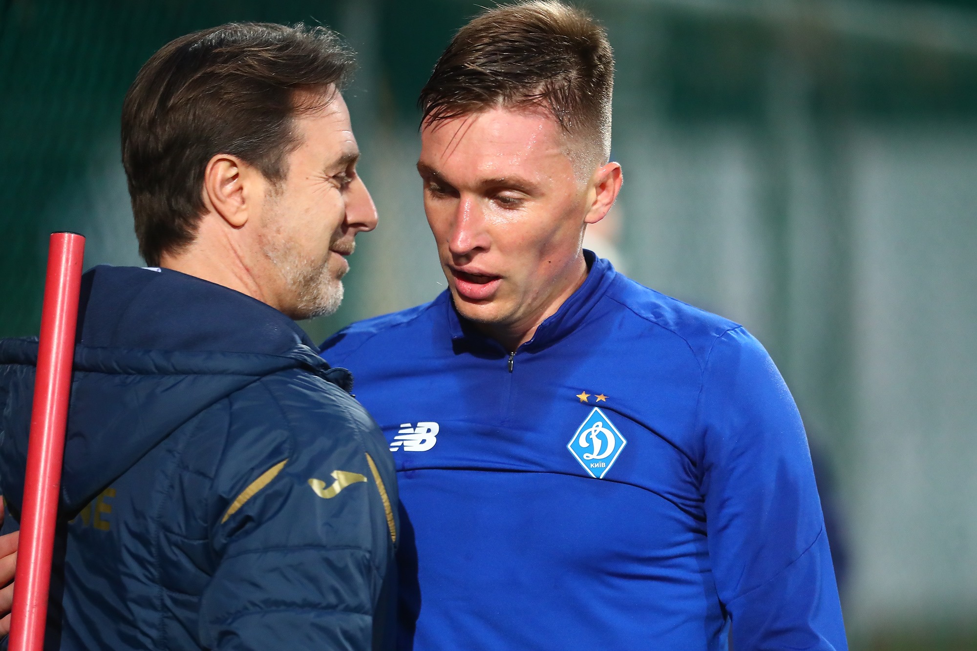 Шевченко и его помощники посетили тренировочный лагерь "Динамо"