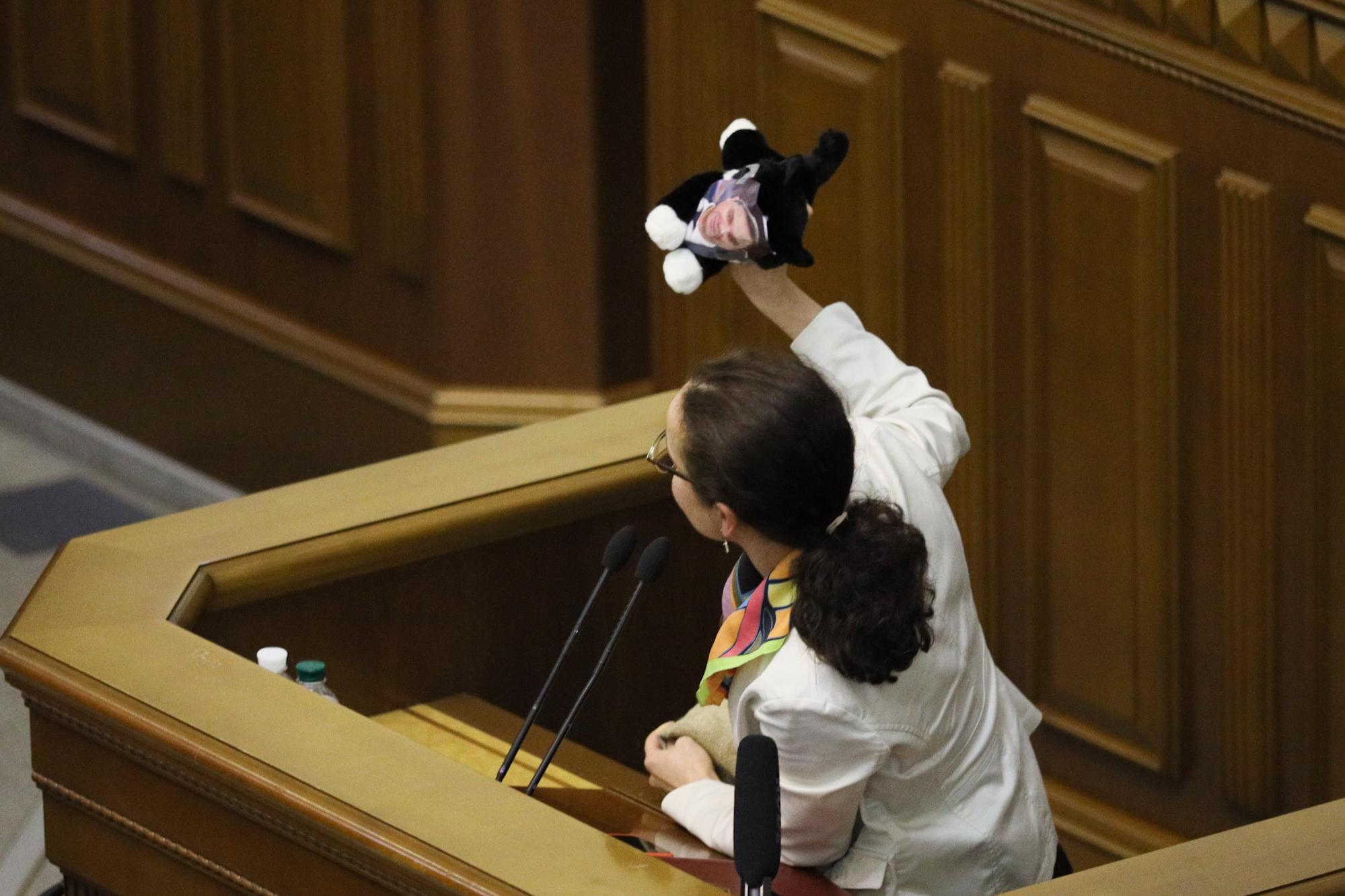 Шмигалю подарували кота в мішку. У прямому сенсі (фото)