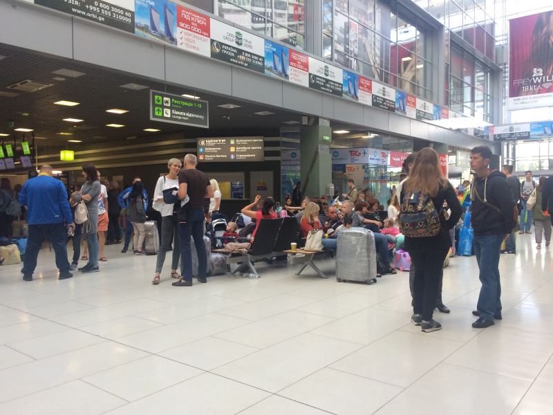 Ситуация в аэропорту "Киев": сегодня были задержаны 16 рейсов