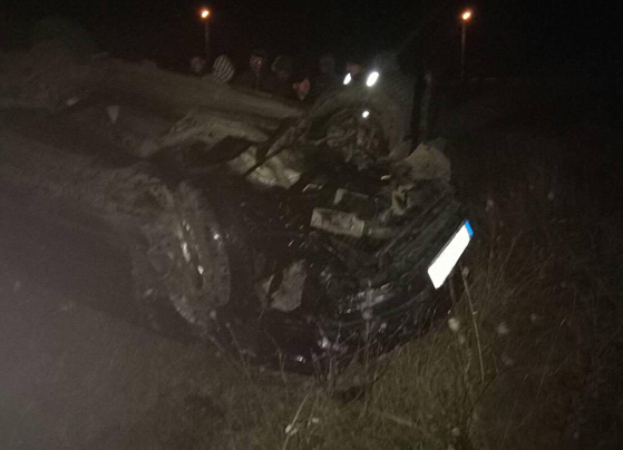 В Черновицкой области перевернулось  авто, есть пострадавшие