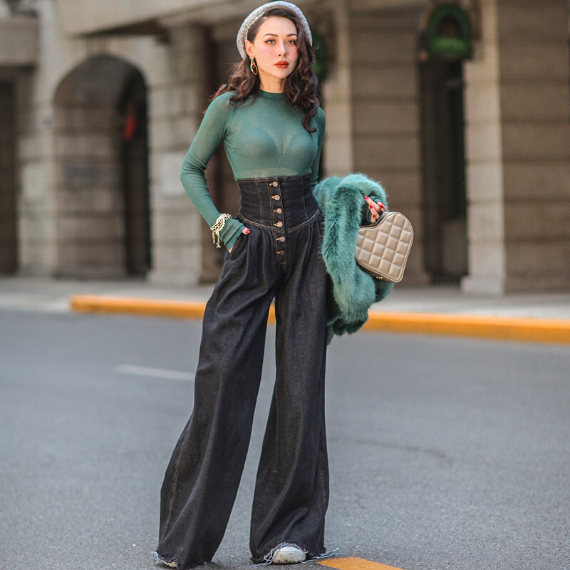 Широкие брюки — хит января 2019 года