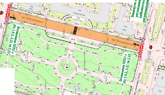 В Киеве 13 октября перекроют движение по ул. Владимирской